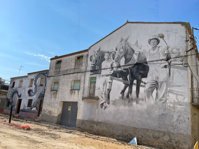 Penelles el pueblo de los murales y grafitis de Lleida