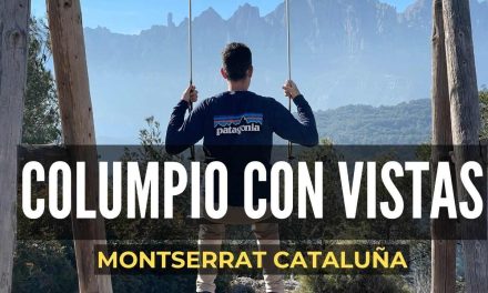 Columpio con vistas a Montserrat Grand Tour de Cataluña