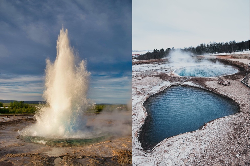 Ruta por Islandia en verano Geysir Strokkur