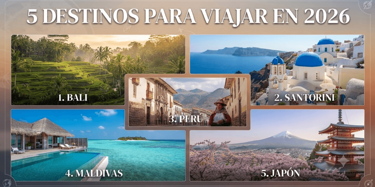 Viajar en verano 2026 destinos imperdibles